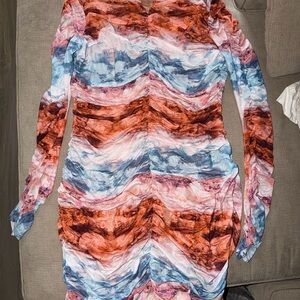 Wild Fable Multicolor Long Sleeve Dress